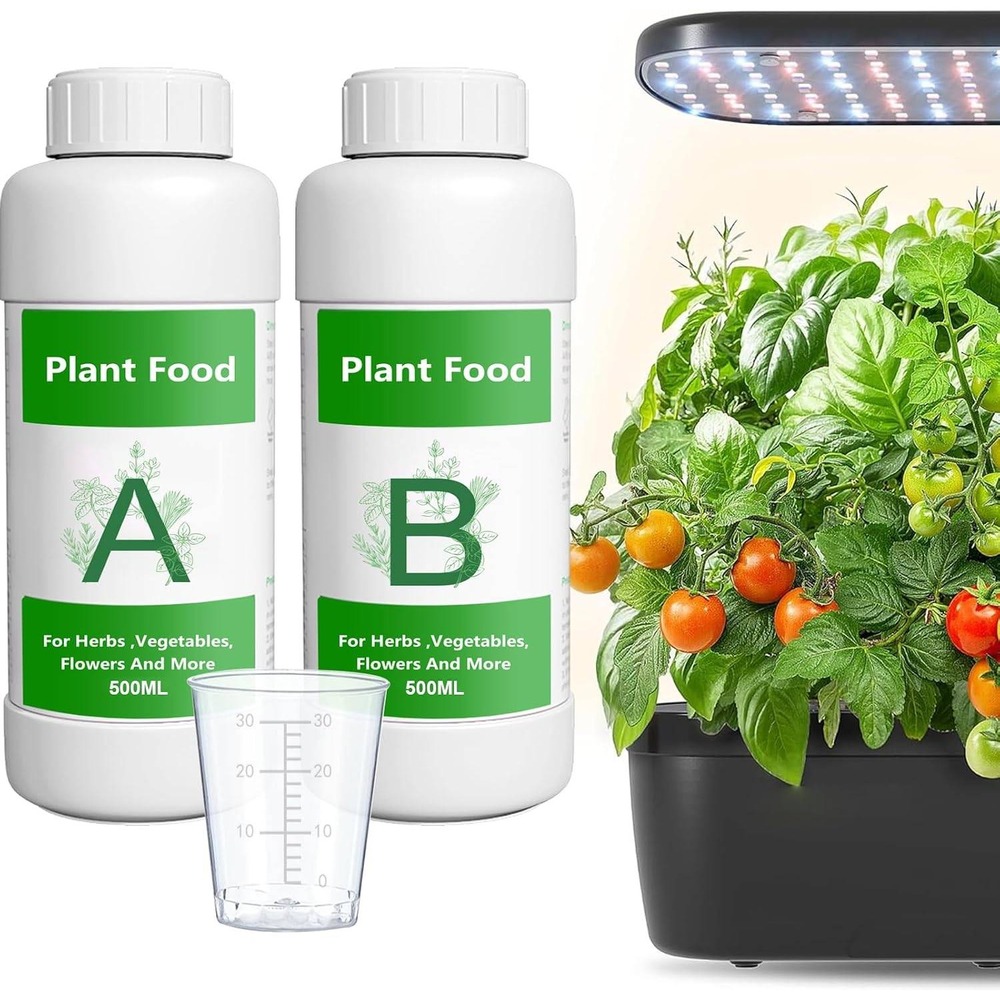 A+B Plant Food Liquid Fertilizer Set 500ML Each Herbs Vegetables New Trace